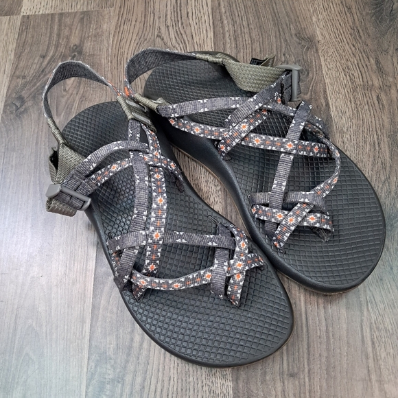 Chacos Golden Creed ZX2 Floral Double Strap Hiking Walking Sandals Size 7 - Picture 1 of 7